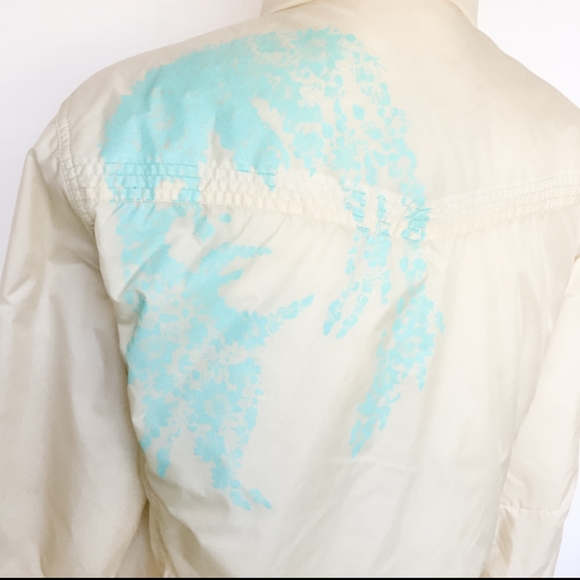 Burtom jacket Vintage off white with print - Picture 4 of 7